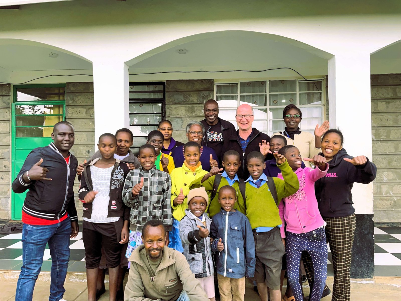 MSCP team with children